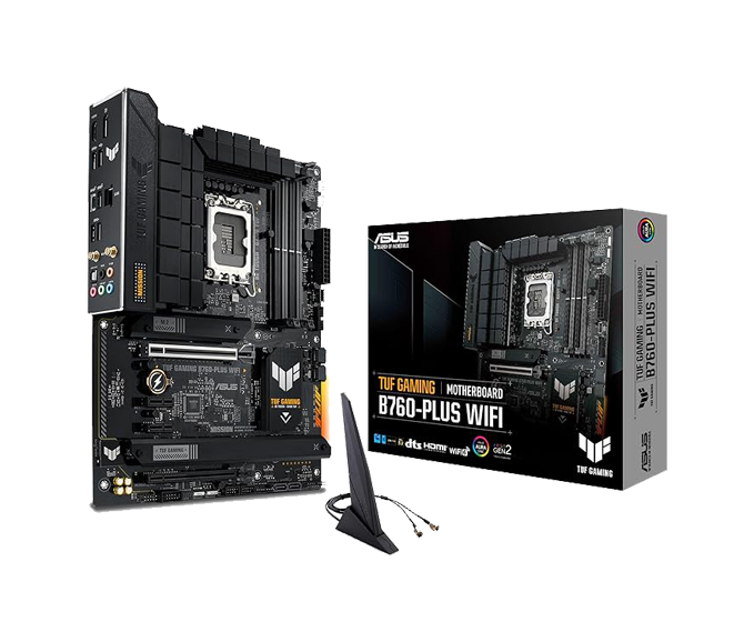 ASUS TUF GAMING B760-PLUS WIFI Intel B760 LGA 1700 ATX motherboard